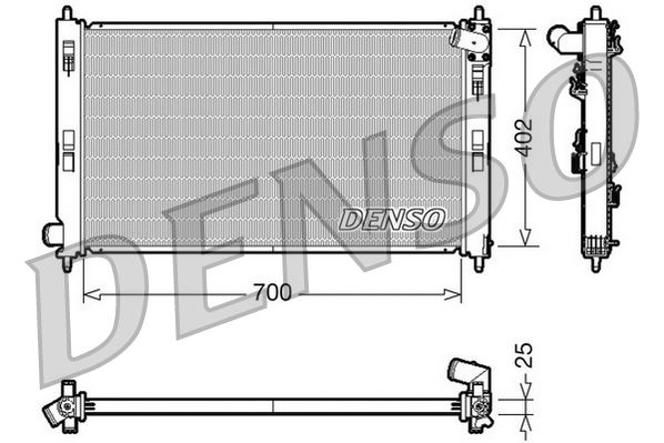 RADİATOR. ENGİNE COOLİNG CITRO N C-CROSSER 07-