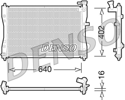 RADİATOR. ENGİNE COOLİNG MITSUBISHI COLT CZC 06-09