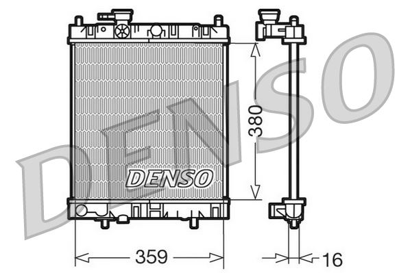 RADİATOR. ENGİNE COOLİNG NISSAN MICRA II K11 92-03