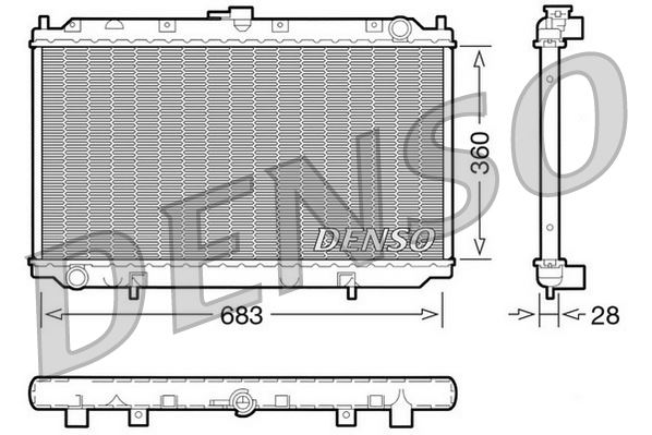 RADİATOR. ENGİNE COOLİNG NISSAN PRIMERA P10 90-98