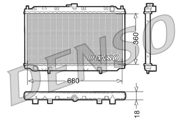 RADİATOR. ENGİNE COOLİNG NISSAN PRIMERA P10 90-98