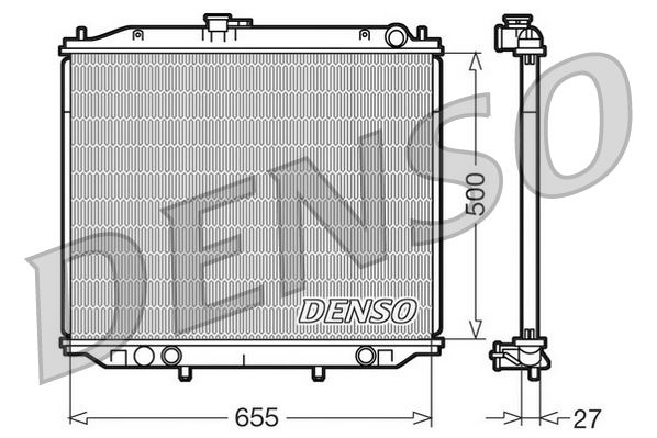 RADİATOR. ENGİNE COOLİNG NISSAN TERRANO II 92-07