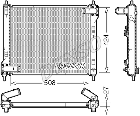 RADİATOR. ENGİNE COOLİNG NISSAN JUKE 10-