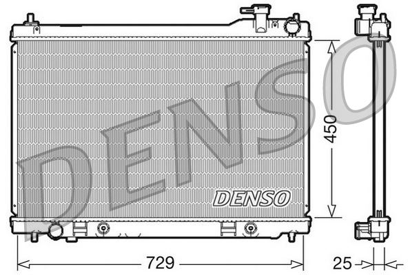 RADİATOR. ENGİNE COOLİNG INFINITI FX 02-08