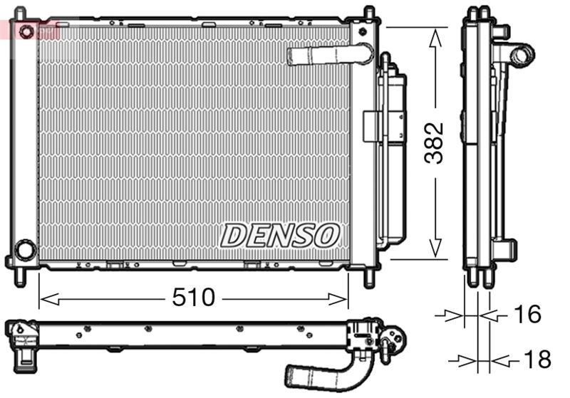 RADİATOR - MODULE - ENGİNE COOLİNG NISSAN MICRA III K12 03-10