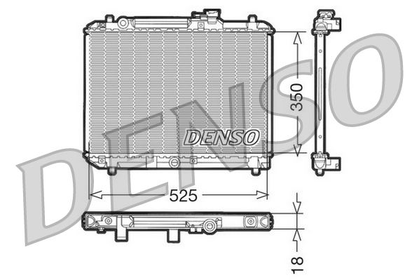 RADİATOR. ENGİNE COOLİNG SUZUKI BALENO 95-02