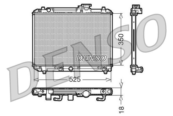 RADİATOR. ENGİNE COOLİNG SUZUKI BALENO 95-02