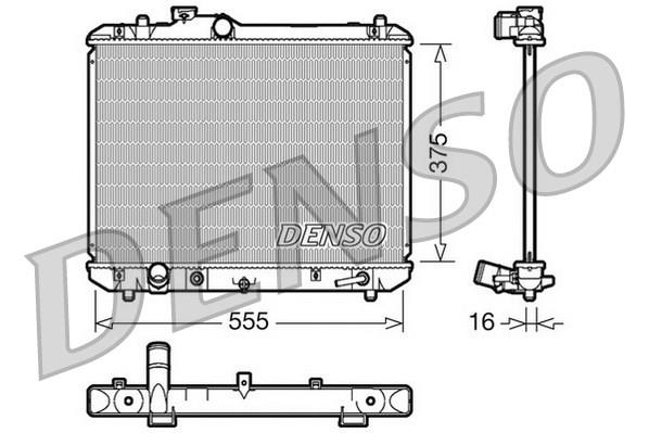 RADİATOR. ENGİNE COOLİNG SUZUKI SWIFT III 05-