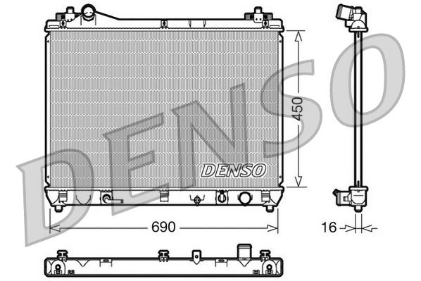RADİATOR. ENGİNE COOLİNG SUZUKI GRAND VITARA II 05-