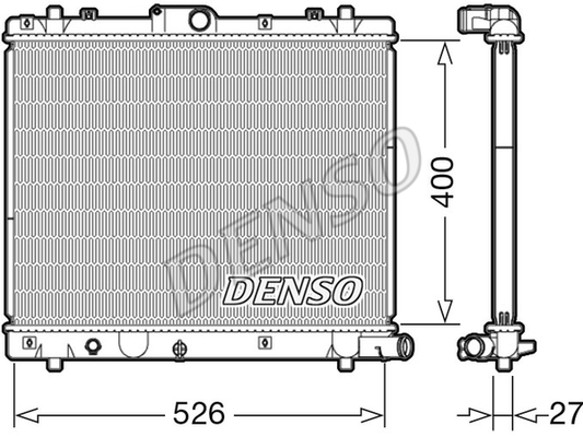 RADİATOR. ENGİNE COOLİNG SUZUKI SWIFT IV 10-