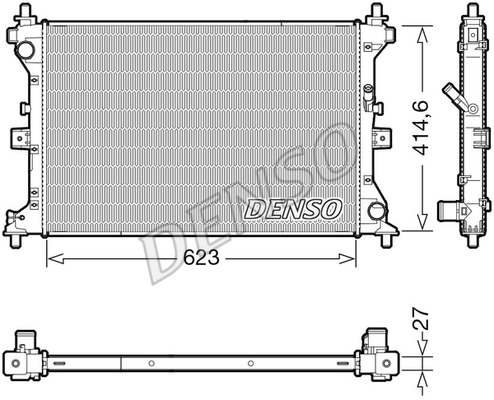 RADİATOR. ENGİNE COOLİNG SUZUKI SX4 S-CROSS 13-