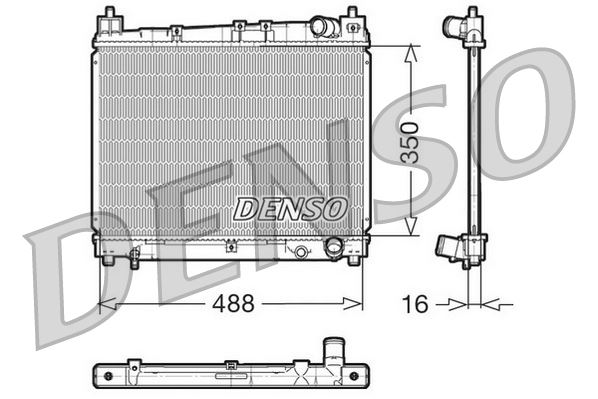RADİATOR. ENGİNE COOLİNG TOYOTA YARIS 99-05