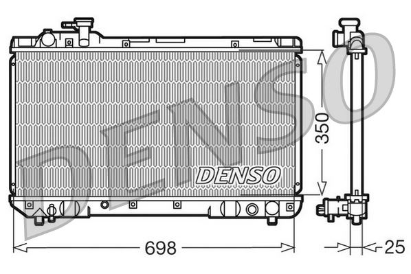 RADİATOR. ENGİNE COOLİNG TOYOTA RAV 4 I / FUNCRUISER 94-00