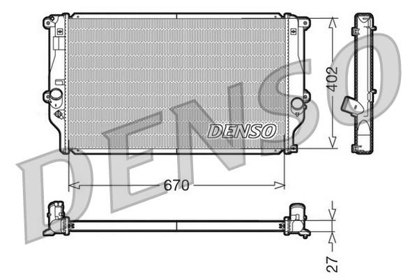 RADİATOR. ENGİNE COOLİNG TOYOTA RAV 4 III 05-13