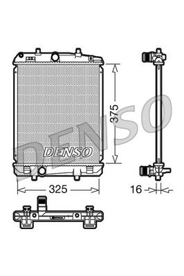 RADİATOR. ENGİNE COOLİNG TOYOTA AYGO 05-14
