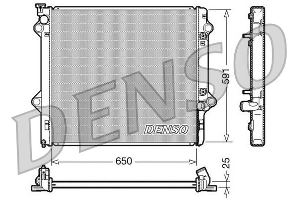RADİATOR. ENGİNE COOLİNG TOYOTA LAND CRUISER / PRADO J120 02-10