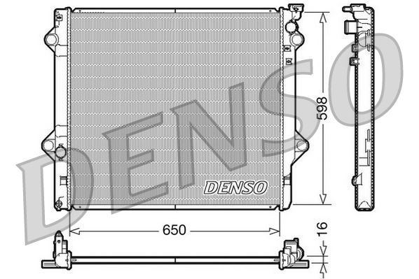 RADİATOR. ENGİNE COOLİNG TOYOTA LAND CRUISER / PRADO J120 02-10