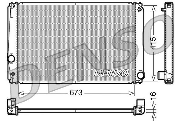 RADİATOR. ENGİNE COOLİNG TOYOTA RAV 4 III 05-13