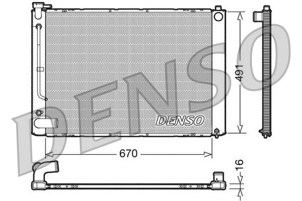 RADİATOR. ENGİNE COOLİNG LEXUS RX 03-08