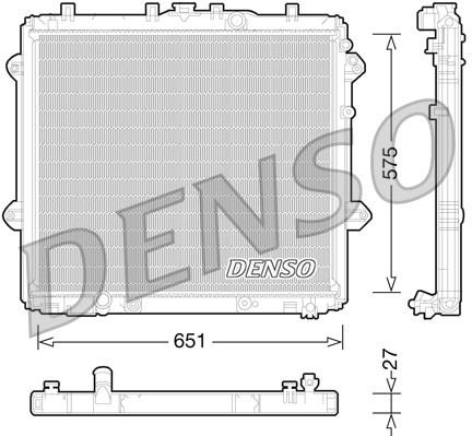 RADİATOR. ENGİNE COOLİNG TOYOTA LAND CRUISER / PRADO J150 10-