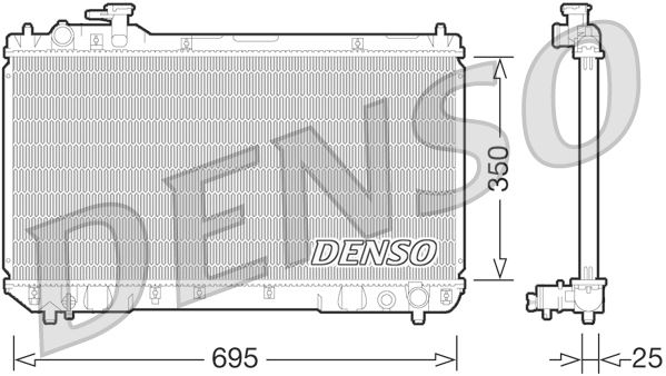 RADİATOR. ENGİNE COOLİNG TOYOTA RAV 4 I / FUNCRUISER 94-00