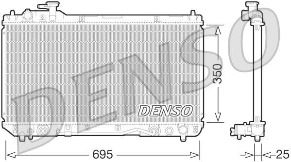 RADİATOR. ENGİNE COOLİNG TOYOTA RAV 4 I / FUNCRUISER 94-00