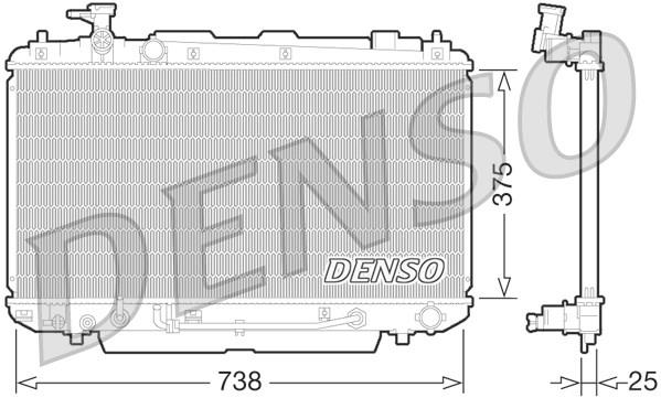 RADİATOR. ENGİNE COOLİNG TOYOTA RAV 4 II 00-05