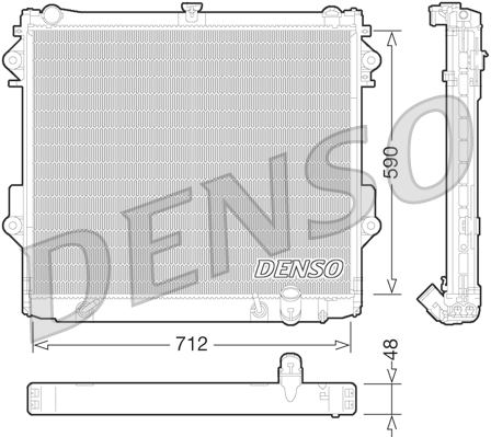 RADİATOR. ENGİNE COOLİNG TOYOTA LAND CRUISER J200 07-