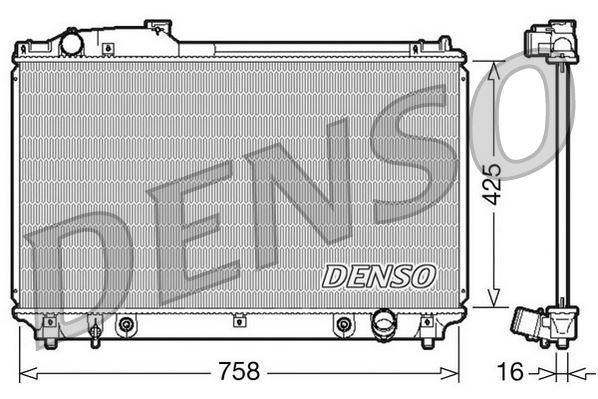 RADİATOR. ENGİNE COOLİNG LEXUS LS 00-06