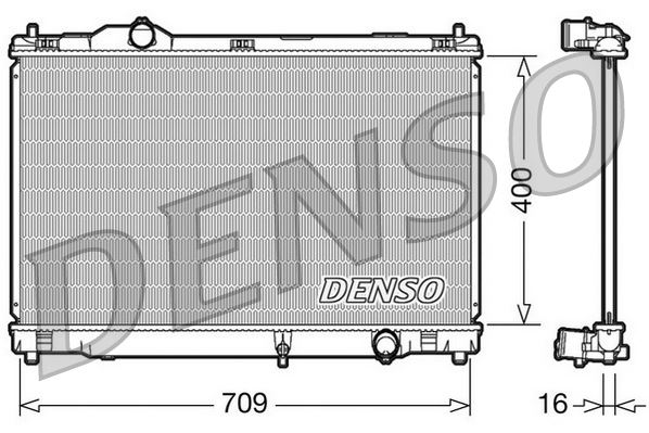 RADİATOR. ENGİNE COOLİNG LEXUS GS 05-11