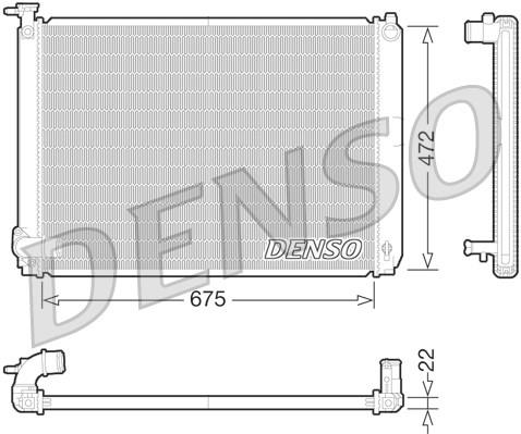 RADİATOR. ENGİNE COOLİNG LEXUS RX 03-08