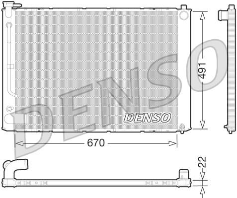 RADİATOR. ENGİNE COOLİNG LEXUS RX 03-08