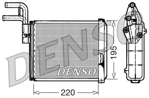 HEAT EXCHANGER. İNTERİOR HEATİNG FIAT DUCATO 230 94-02