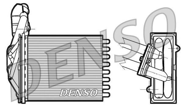 HEAT EXCHANGER. İNTERİOR HEATİNG FIAT 500 C 312 07-
