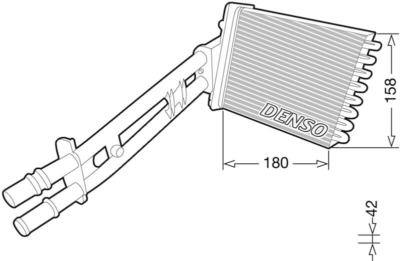 HEAT EXCHANGER. İNTERİOR HEATİNG FIAT 500 C 312 07-
