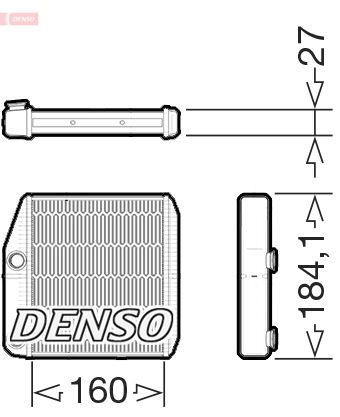 KALORİFER RADYATÖRÜ CORSA D 06 CORSA E 14 ADAM 14 MITO-DOBLO III-LINEA-FIORINO-PRATICO- GRANDE PUNTO 1.2-1.3-1.4 BORUSUZ TİP
