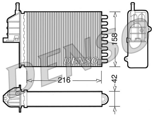 HEAT EXCHANGER. İNTERİOR HEATİNG FIAT SEICENTO 98-10