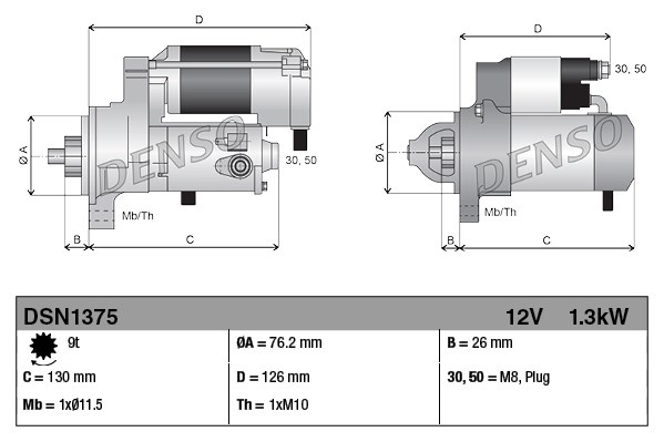 STARTER BMW 1 E81. E87 03-12