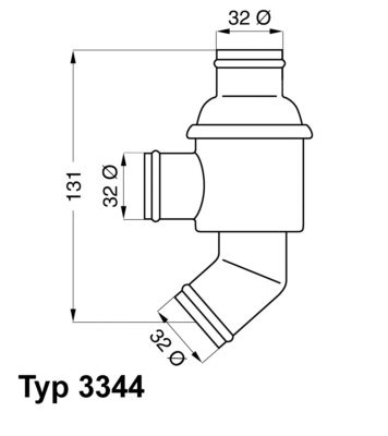 TERMOSTAT 75C BMW 1502-1600-1800-2000-2002-316-318-320-518-520