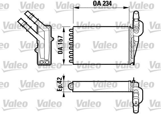 KALORİFER RADYATÖRÜ H158 CLIO-II (98-) TÜM MODELLER