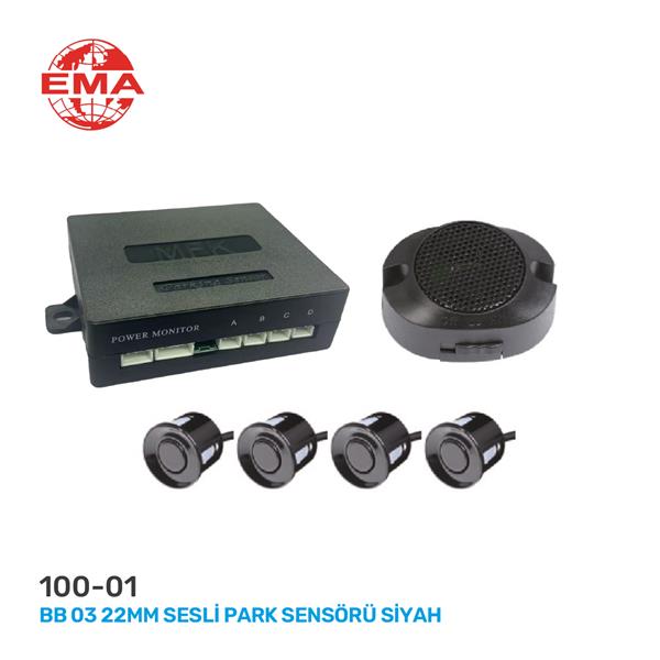 PARK SENSÖRÜ SİYAH BB03 22MM SESLİ