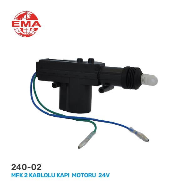 MERKEZİ KİLİT MOTORU 2 KABLO ARKA 24V ÜNİVERSAL