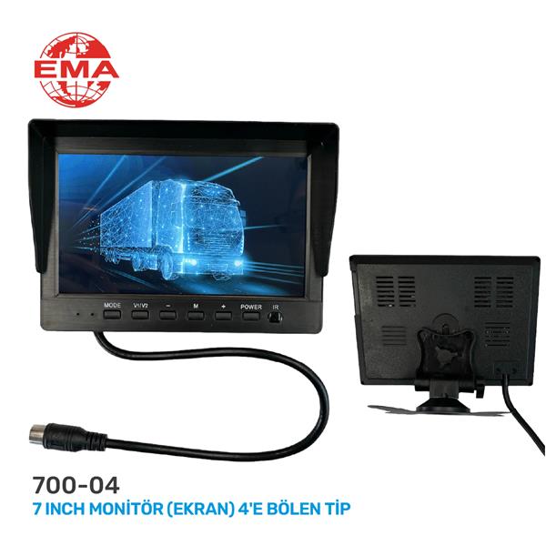 7 INCH MONİTÖR EKRAN 4 E BÖLEN TİP