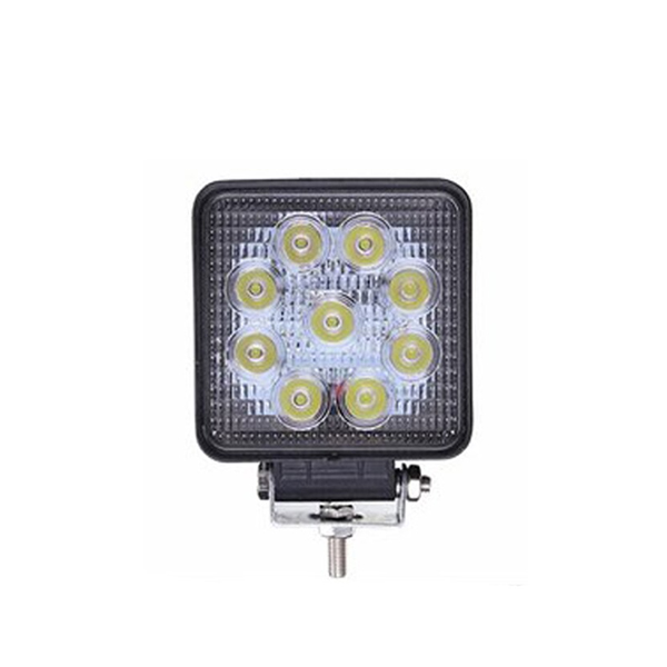 ÇALIŞMA LAMBASI 9 LED KARE 12-24V 25MM