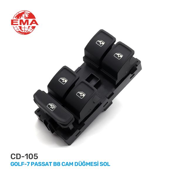 CAM DÜĞMESİ SOL GOLF 7-PASSAT B8