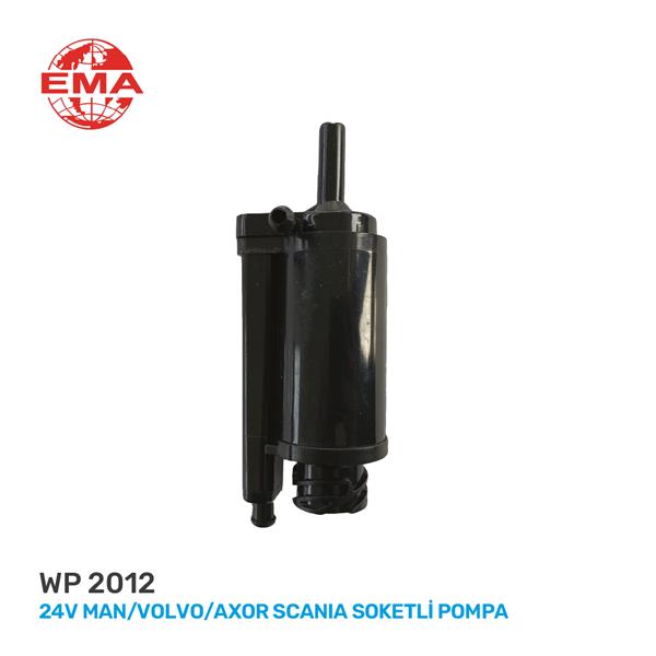 CAM SU FİSKİYE POMPASI 24V MAN-VOLVO-AXOR-SCANIA SOKETLİ