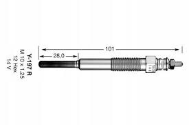 ECO KIZDIRMA BUJİSİ TOYOTA LAND CRUISER 3.4D 80-84 4.0 82-89 14V