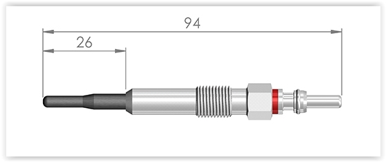 KIZDIRMA BUJİSİ AUDI A4 1.9 TDI VW PASSAT 2.0 TDI 03-05 PASSAT VARIANT 2.0 TDI 03-05