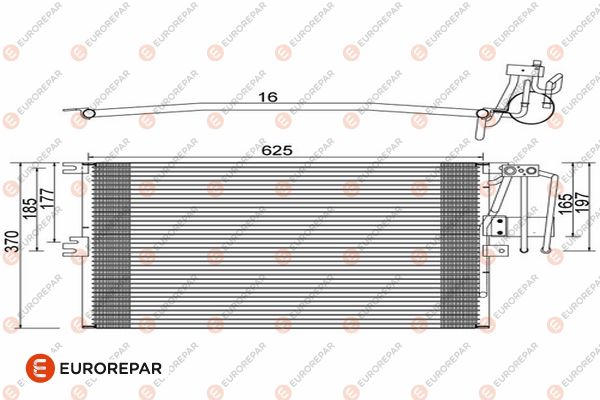 KLİMA RADYATÖRÜ KONDENSERİ VECTRA B 95-02
