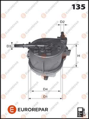 YAKIT FİLTRESİ FIESTA IV 08- -FOCUS C-MAX 03-07 -C-MAX 07- -FOCUS II -MAZDA 2- MAZDA 3 1.6TDCI